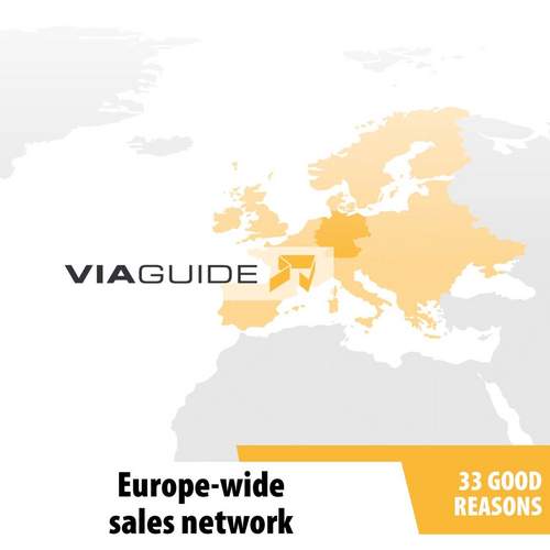 Number 8️⃣ of 3️⃣3️⃣ reasons to choose Via Guide: Our extensive European sales network ensures that wherever you are,...